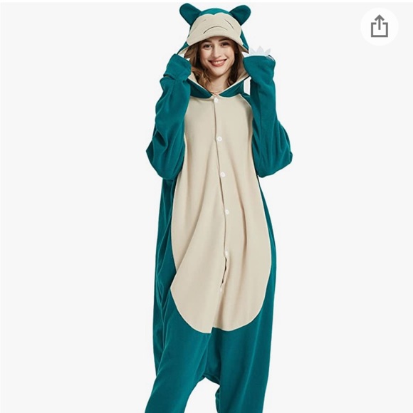 Pokemon Snorlax Onesie For Adults and Teenagers (Size S-XL) - Picture 6 of 9
